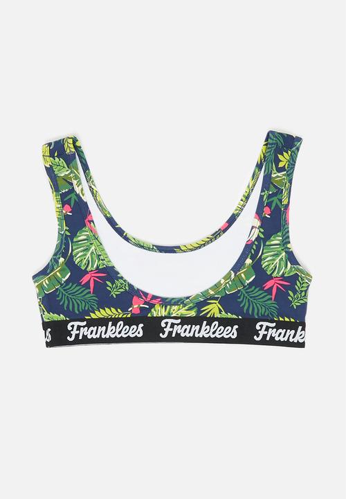 Franklees - Midnight tropic u-back bralette - multi print