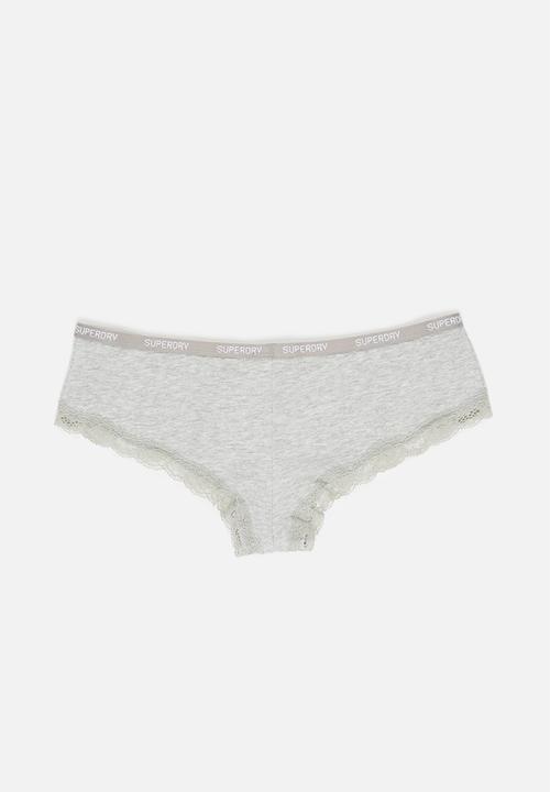 Superdry. - Lace trim brief - multi 