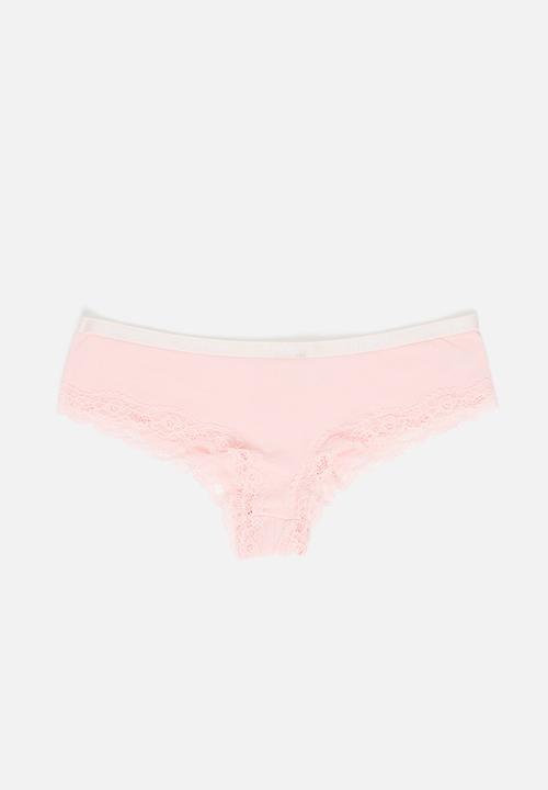 Superdry. - Lace trim brief -  multi 