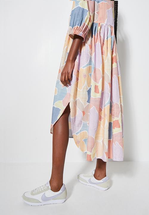 Superbalist - Curved hem babydoll dress - multi 