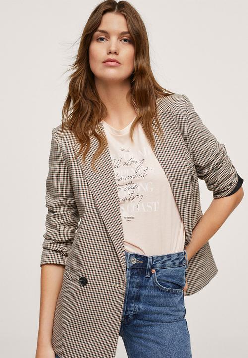 MANGO - T-shirt pstilubi - light pastel pink