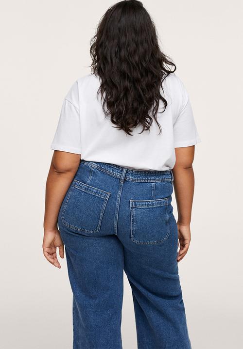 MANGO - Plus T-shirt pstilubi - white