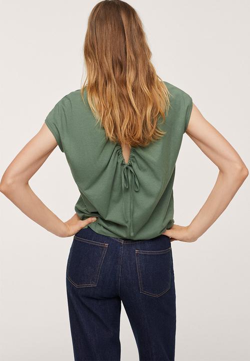 MANGO - T-shirt vicky14 - green