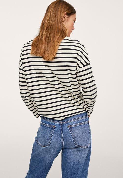 MANGO - T-shirt sacov - light beige 