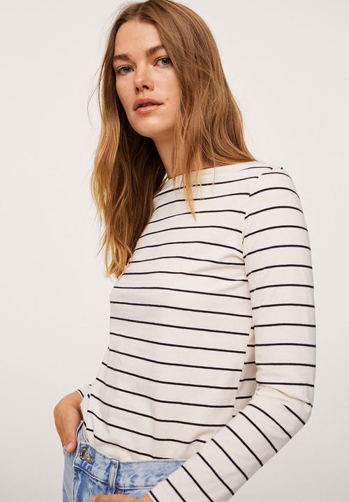MANGO - T-shirt saco1 - light beige