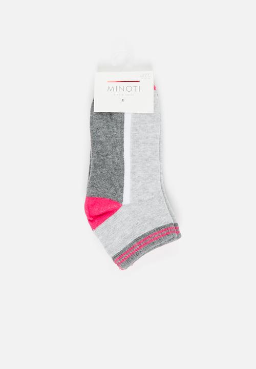MINOTI - Girls 3pack training socks - multi