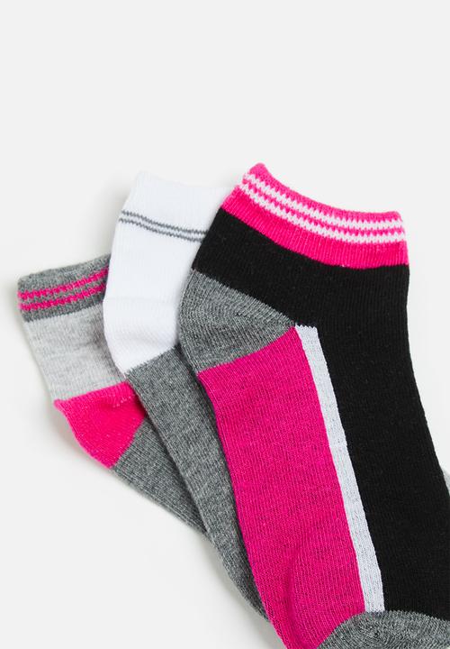 MINOTI - Girls 3pack training socks - multi