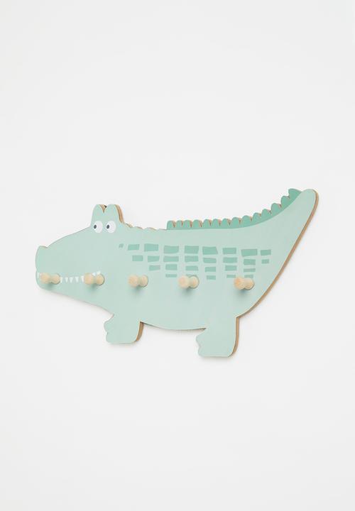 H&S - Alligator coat rack - green