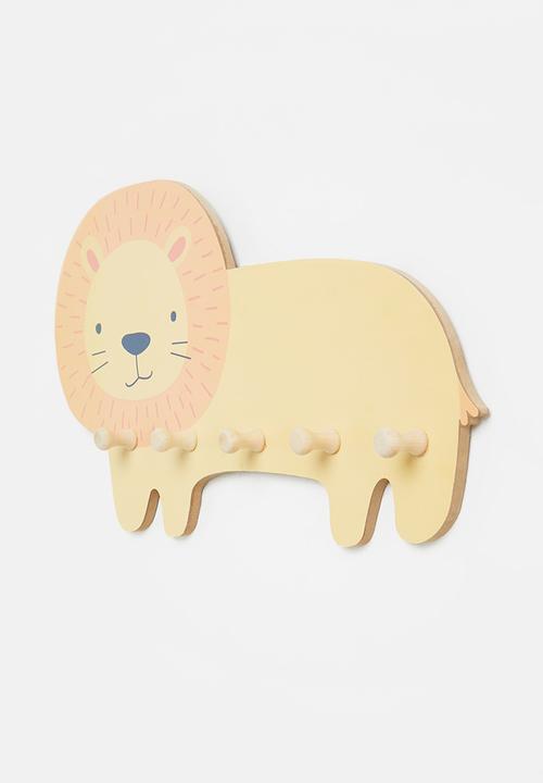 H&S - Lion coat rack - yellow