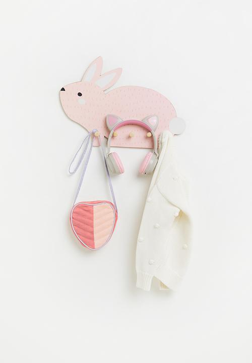 H&S - Bunny coat rack - pink