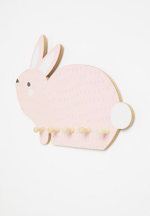 H&S - Bunny coat rack - pink