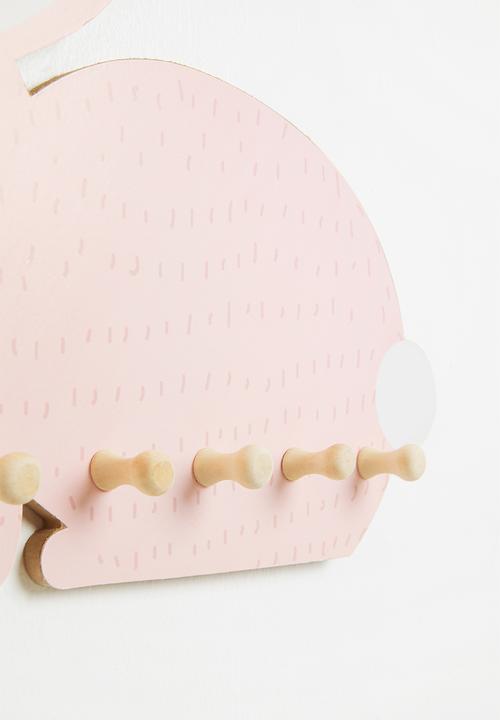 H&S - Bunny coat rack - pink