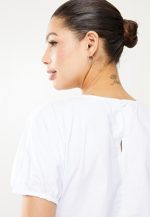 AMANDA LAIRD CHERRY - Bazley top - white