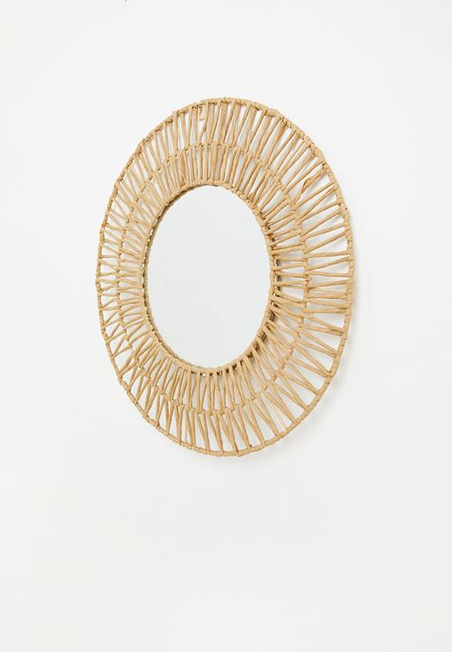 H&S - Paper round mirror - neutral