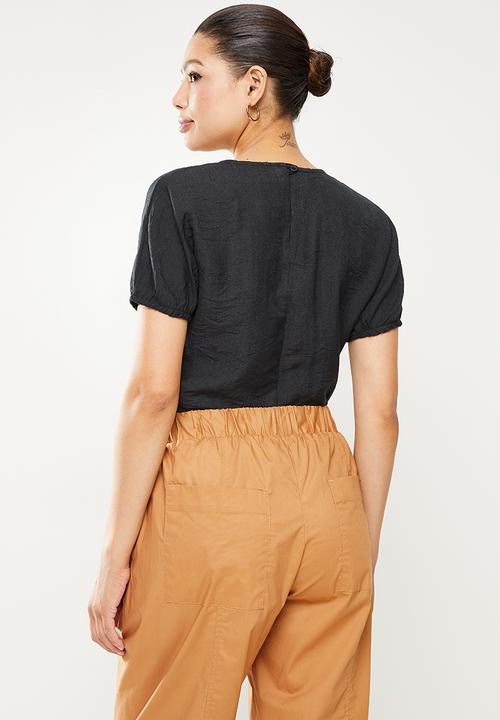 AMANDA LAIRD CHERRY - Bazley top - black