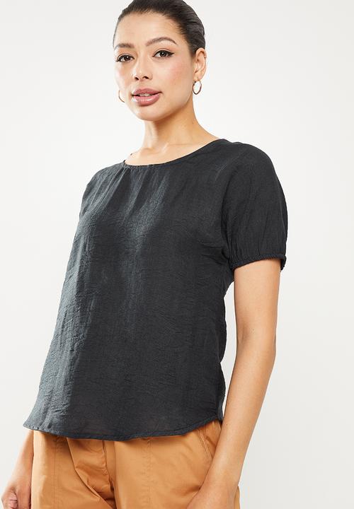 AMANDA LAIRD CHERRY - Bazley top - black