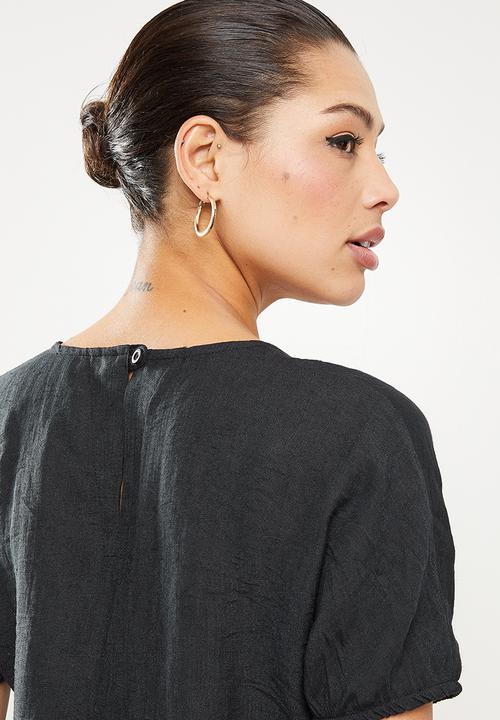 AMANDA LAIRD CHERRY - Bazley top - black