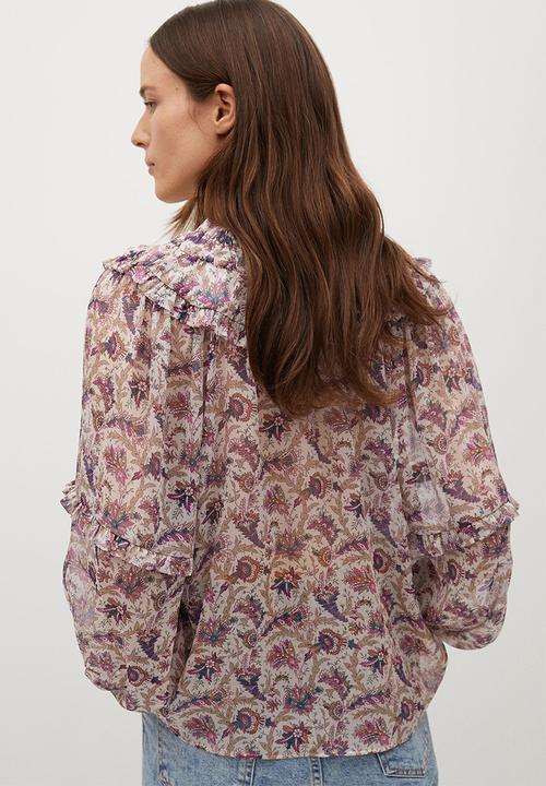 MANGO - Blouse pachi - light pastel pink