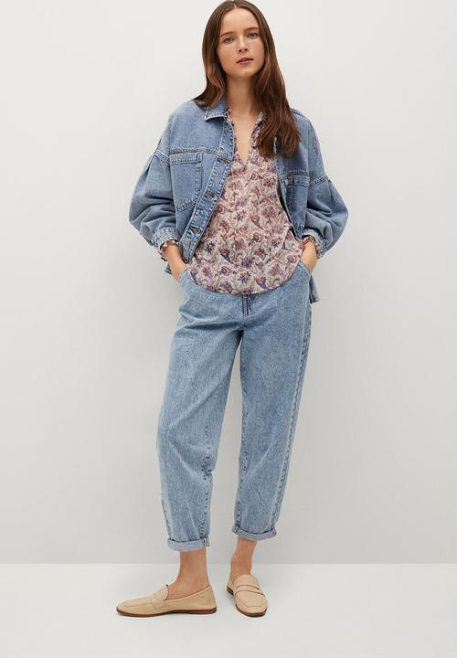 MANGO - Blouse pachi - light pastel pink
