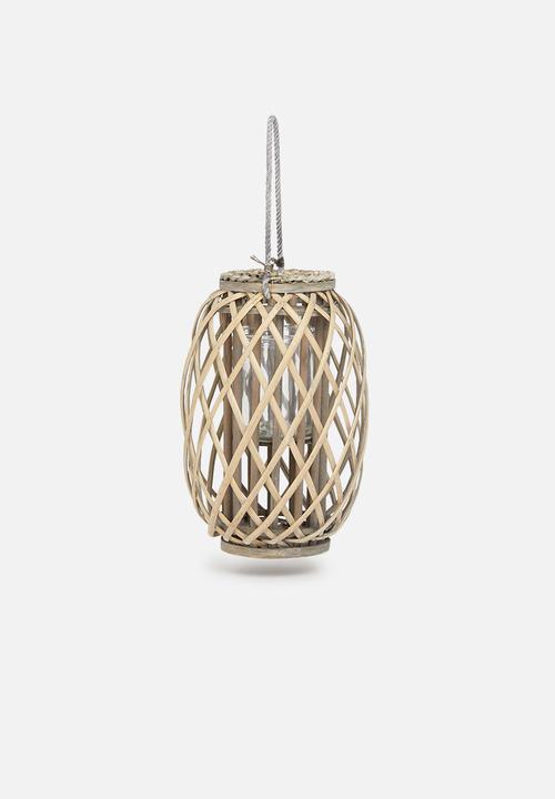 H&S - Split willow lantern - natural
