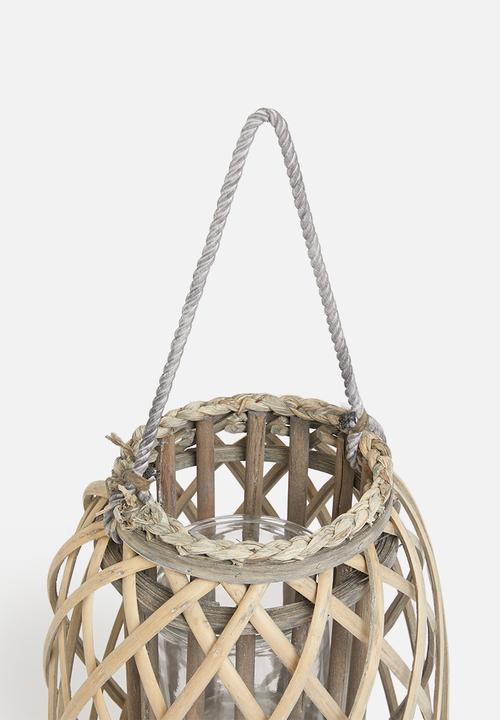 H&S - Split willow lantern - natural