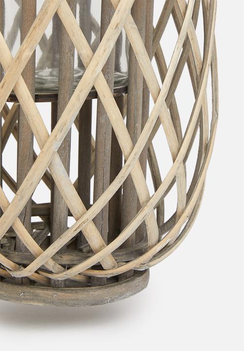 H&S - Split willow lantern - natural