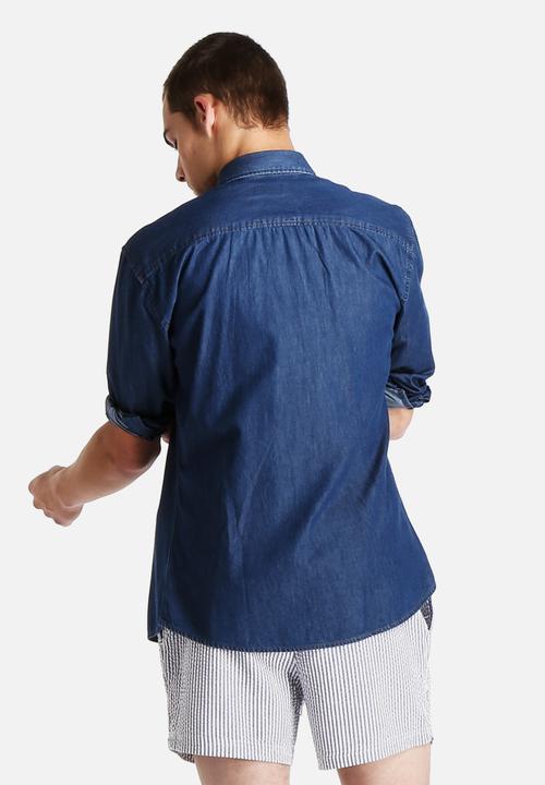 Selected Homme - Gingham Denim Shirt 