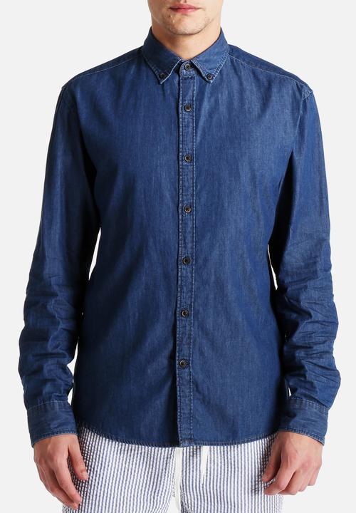 Selected Homme - Gingham Denim Shirt 