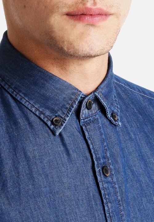Selected Homme - Gingham Denim Shirt 