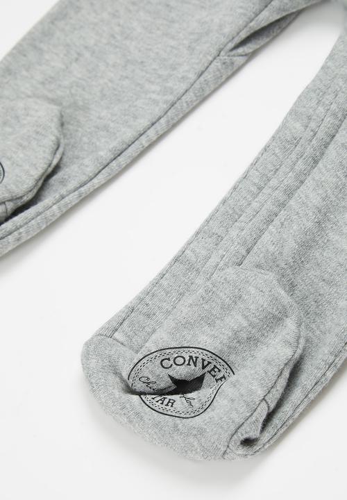 Converse - Cnvb long sleeve footed coverall - grey 