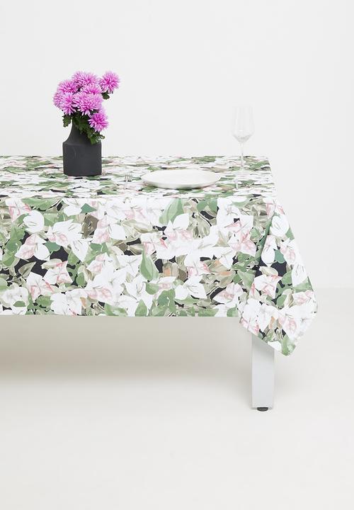 Bougainvillea tablecloth - night