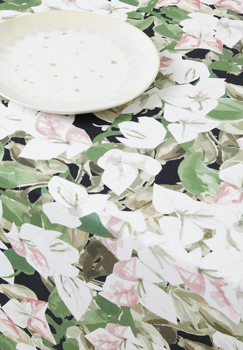 Hertex Haus - Bougainvillea tablecloth - night