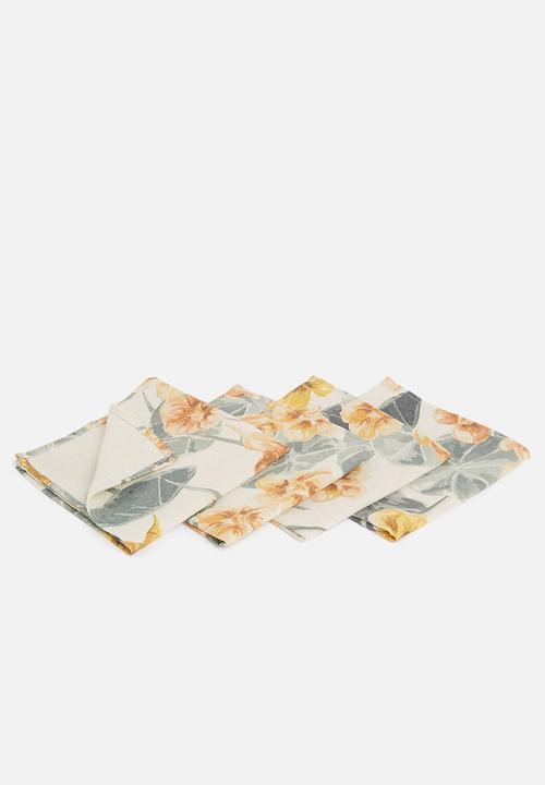 Hertex Haus - Perennial napkin set of 4 - bloom