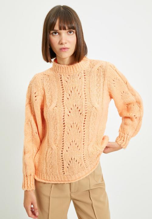 Trendyol - Knit pullover sweater - salmon