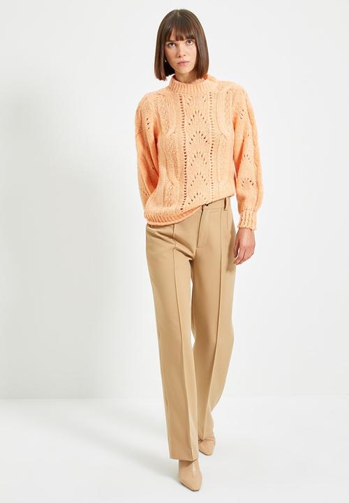 Trendyol - Knit pullover sweater - salmon