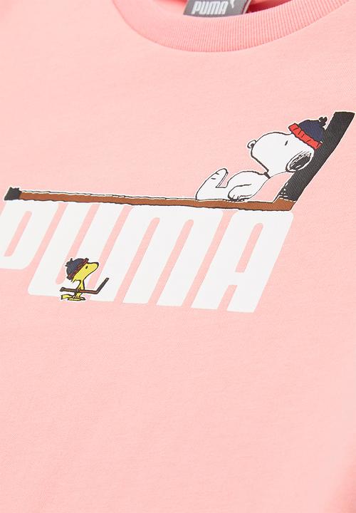 PUMA - Puma x peanuts tee - pink