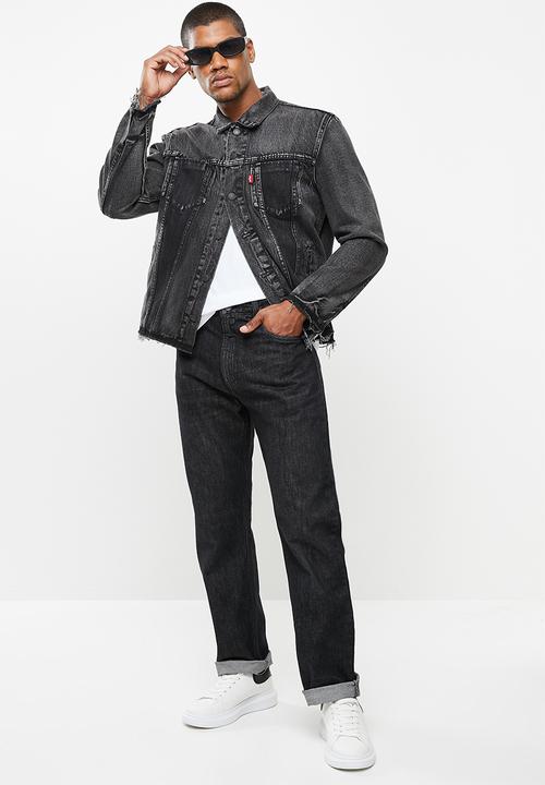 Levi’s® - 551z authentic straight falling roses - black