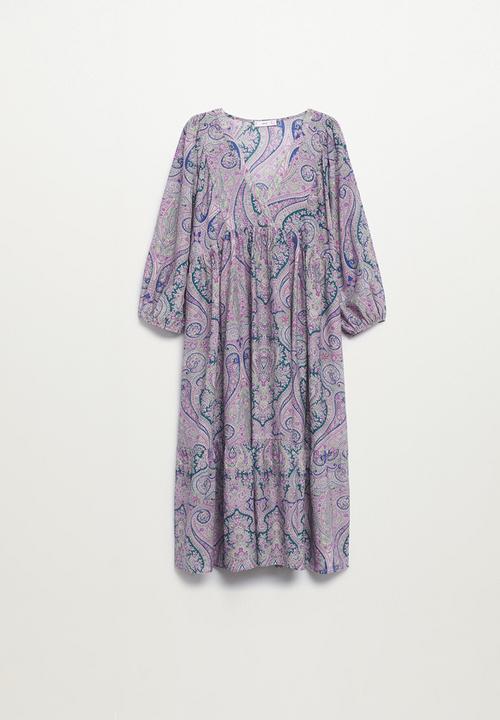 MANGO - Dress lamons - multi 