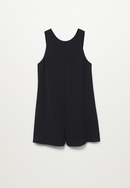 MANGO - Playsuit swing - black
