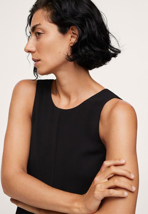 MANGO - Playsuit swing - black
