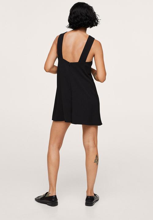 MANGO - Playsuit swing - black