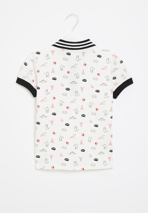 Pop Candy - Boys short sleeve golfer - multi 
