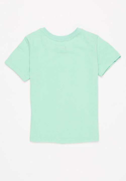 Pop Candy - Boys 2 pack graphic short sleeve t-shirt - green & mustard