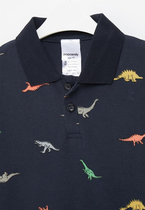 Pop Candy - Boys short sleeve golfer - multi 
