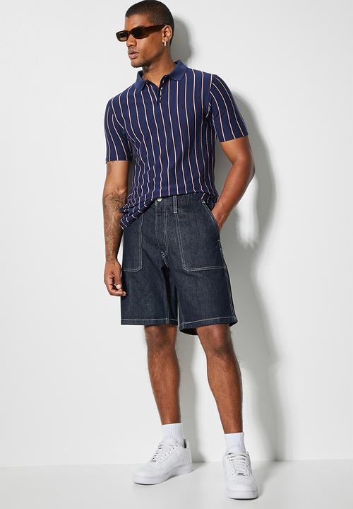 Superbalist - Luka slim stripe golfer - multi
