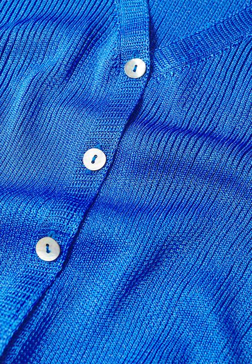 MANGO - Cardigan mecano - medium blue