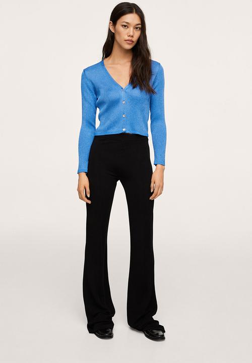 MANGO - Cardigan mecano - medium blue
