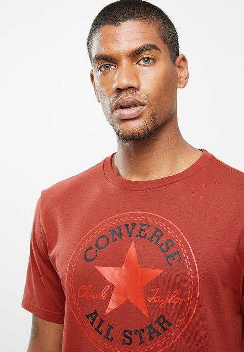 Converse - Chuck taylor patch graphic tee - red