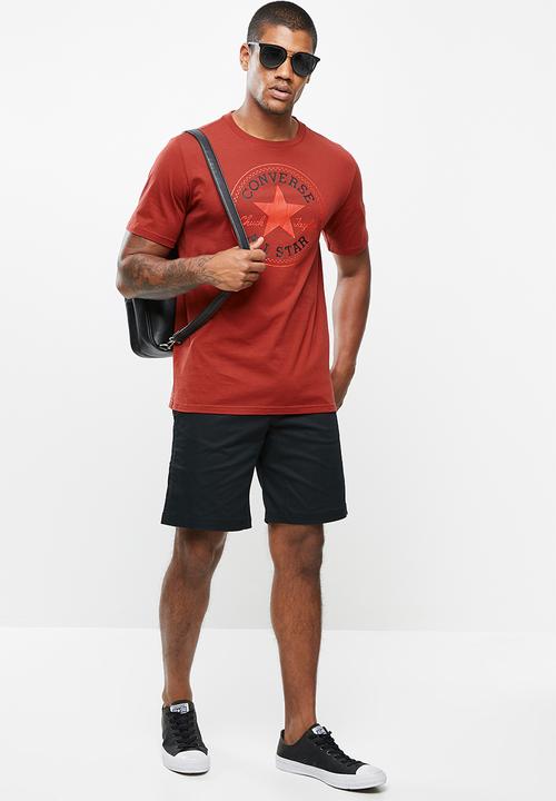 Converse - Chuck taylor patch graphic tee - red