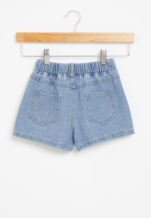 Pop Candy - Girls asymmetric skirt - blue